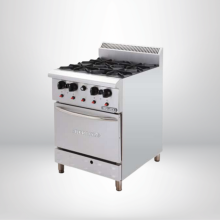 BẾP ÂU 4 HỌNG CÓ LÒ NƯỚNG DÙNG GAS DRO4-17