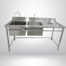 CHẬU RỬA 1, 2, 3 HỘC CÓ LỖ XẢ RÁC