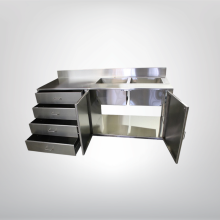 TỦ CHẬU INOX CÓ HỘC KÉO PHÒNG SẠCH