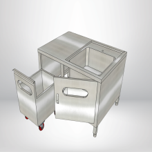 QUẦY CHẬU RỬA CÓ THÙNG RÁC DI ĐỘNG