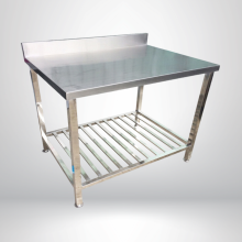 BÀN INOX CÓ KỆ SONG DƯỚI
