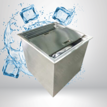 THÙNG ĐÁ INOX ÂM BÀN