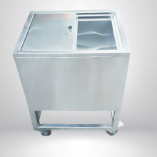 THÙNG ĐÁ INOX CÓ BÁNH XE