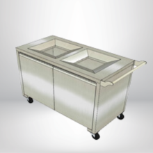 XE THU GOM THỨC ĂN THỪA INOX