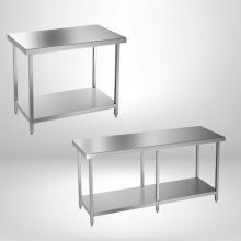 BÀN INOX 2 TẦNG