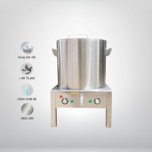 NỒI NẤU NƯỚC LÈO 40 LÍT DÙNG ĐIỆN