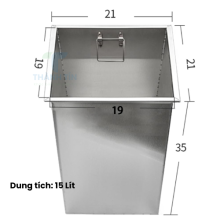 THÙNG RÁC INOX PHÒNG SẠCH